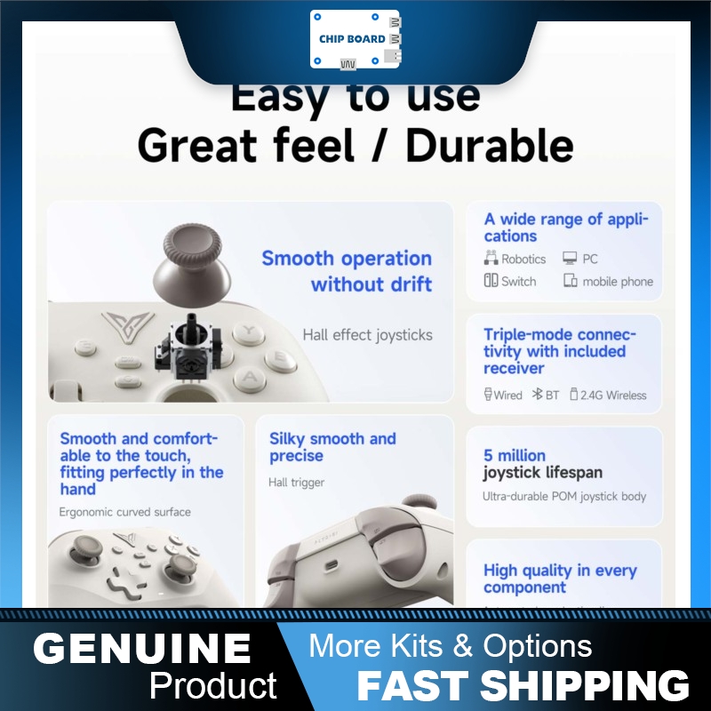 Board Game Android - Yahboom triple-mode wireless game controller featuring