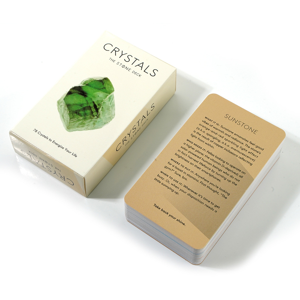 Crystals Tarot Cards Oracle Ca - Board Game Of Life 评论和价格