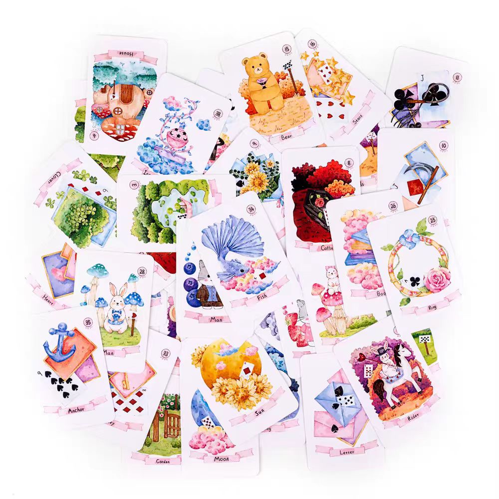 Dream Lenormand Oracle Cards 4 - Board Game Of Life 评论和价格