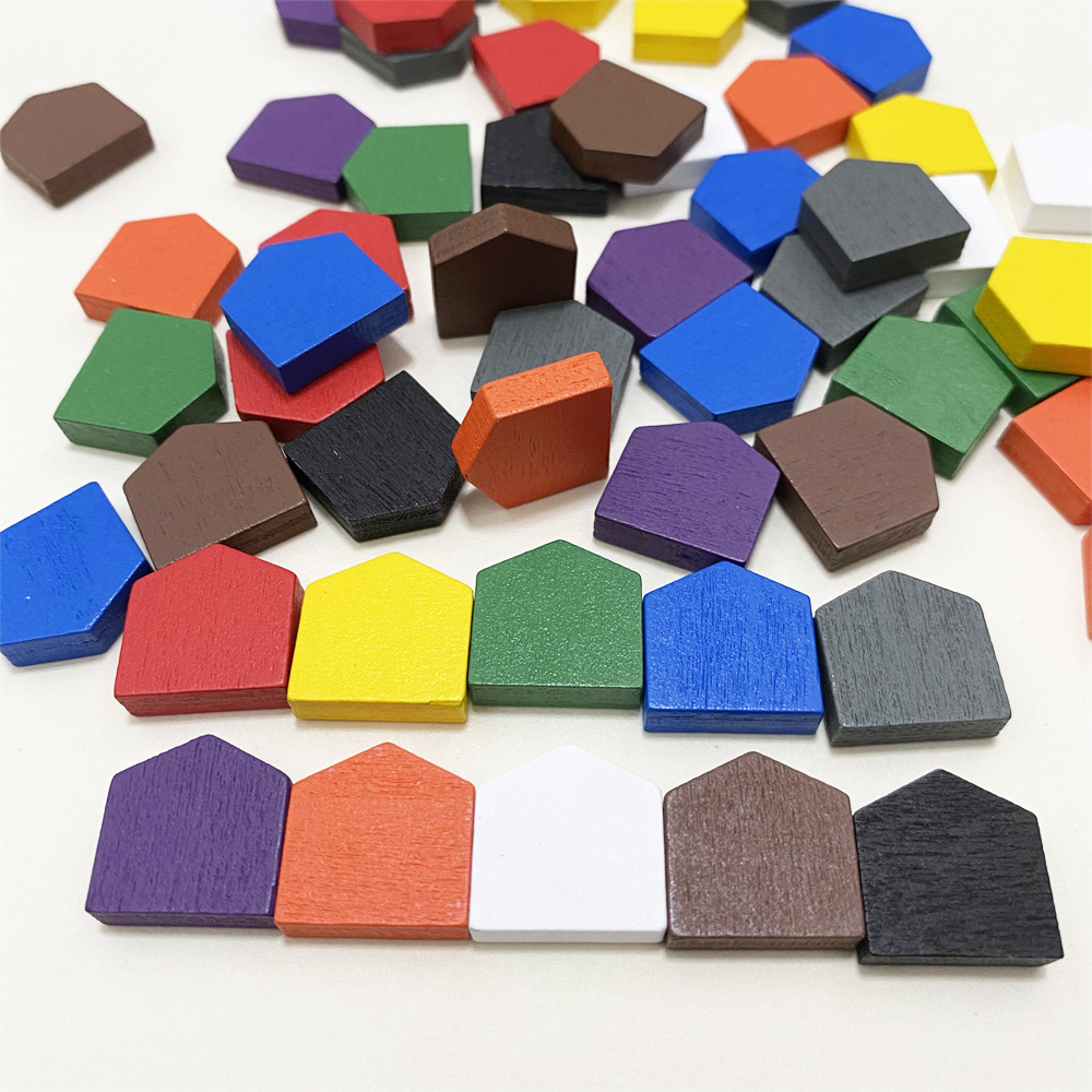 50 pieces 16*16MM Colorful Woo - Board Game Catan 评论和价格