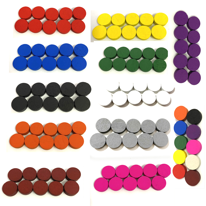 100 Pieces Diameter 15*5 MM Wo - Board Game Catan 评论和价格