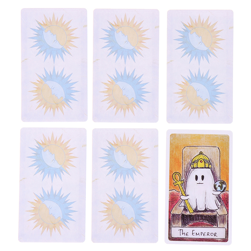 Cute Ghost Tarot Deck Toy Set  - Board Game Of Life 评论和价格