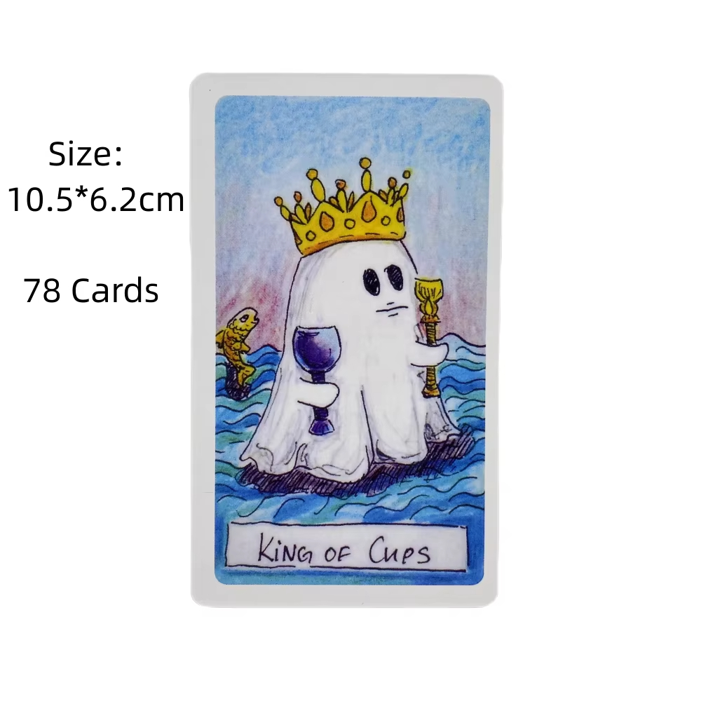 Cute Ghost Tarot Deck Toy Set  - Board Game Of Life 评论和价格